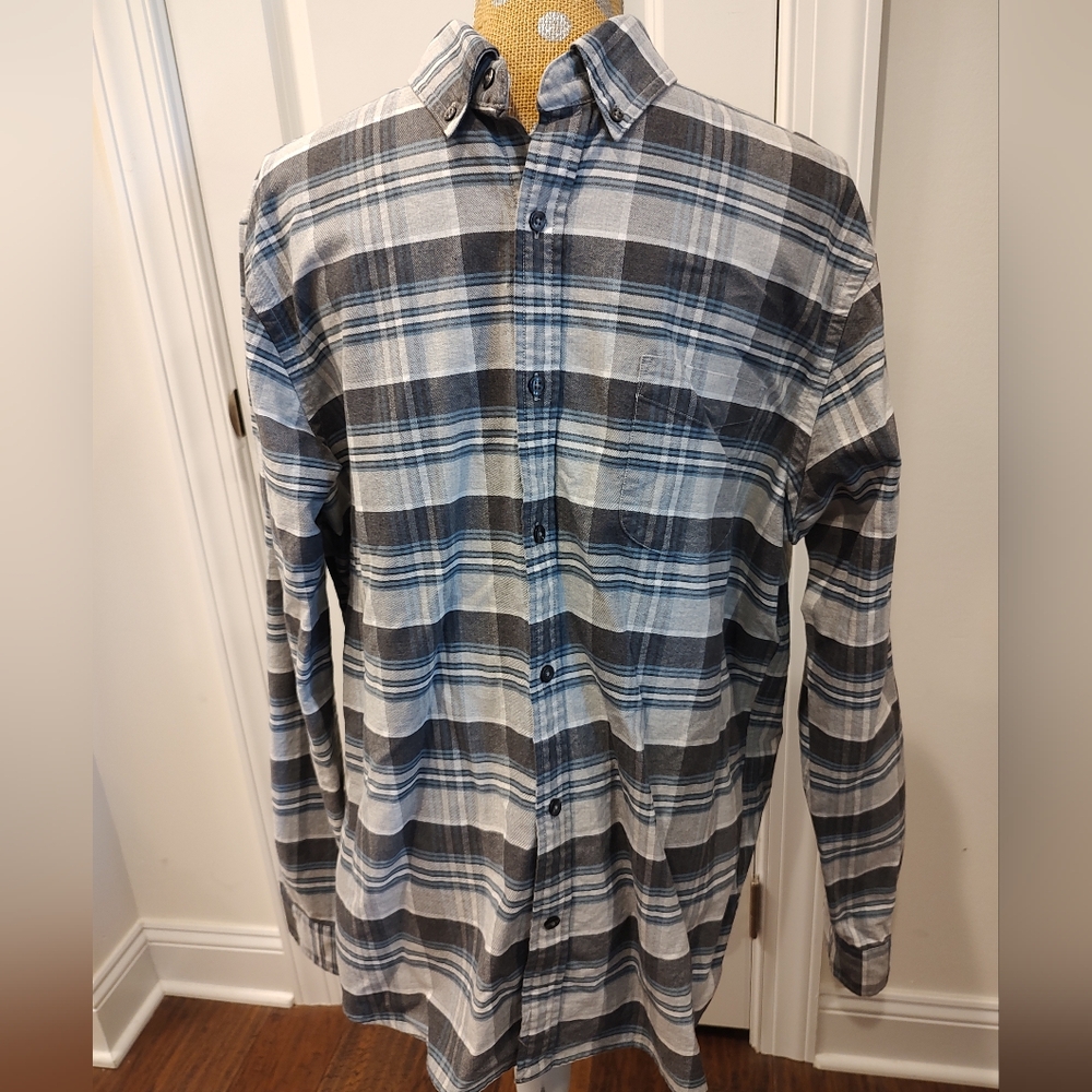 Lands' End Sail Rigger Oxford Long sleeve button down. Men's size L